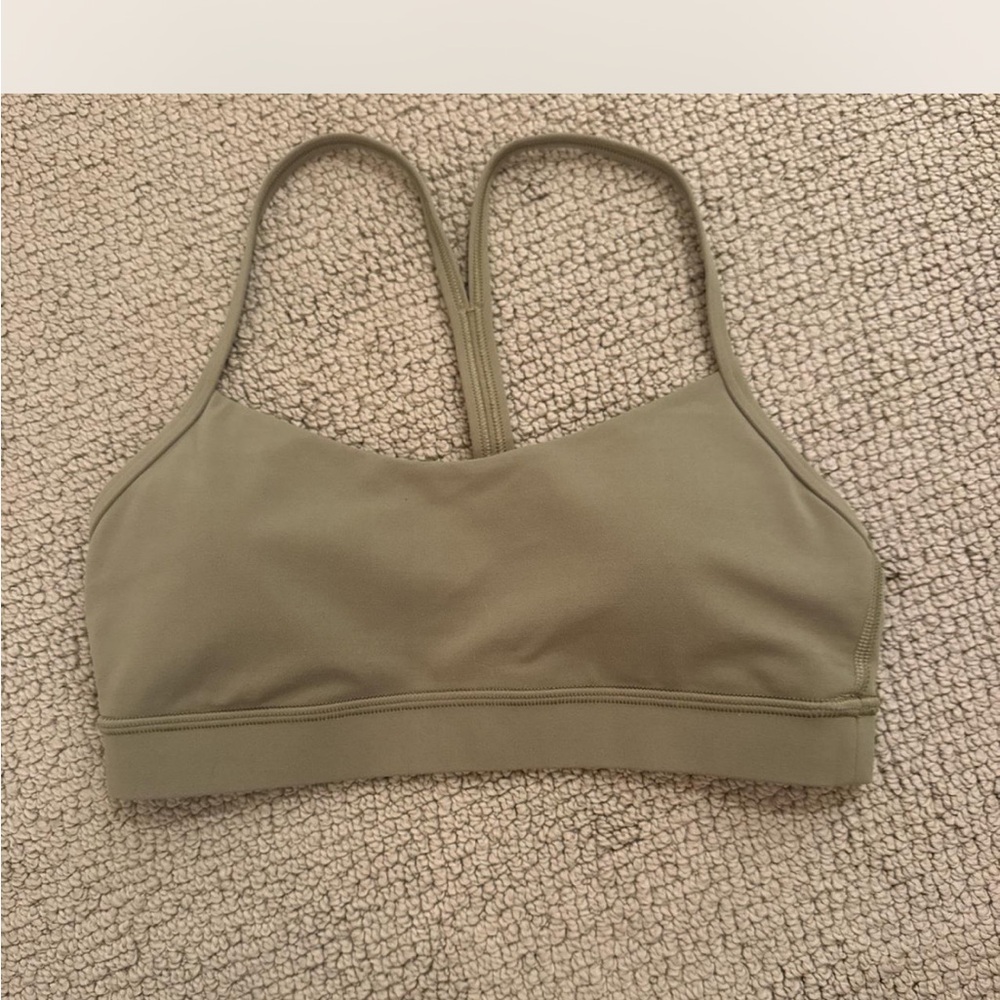 Lululemon Athletica Khaki Sports Bra